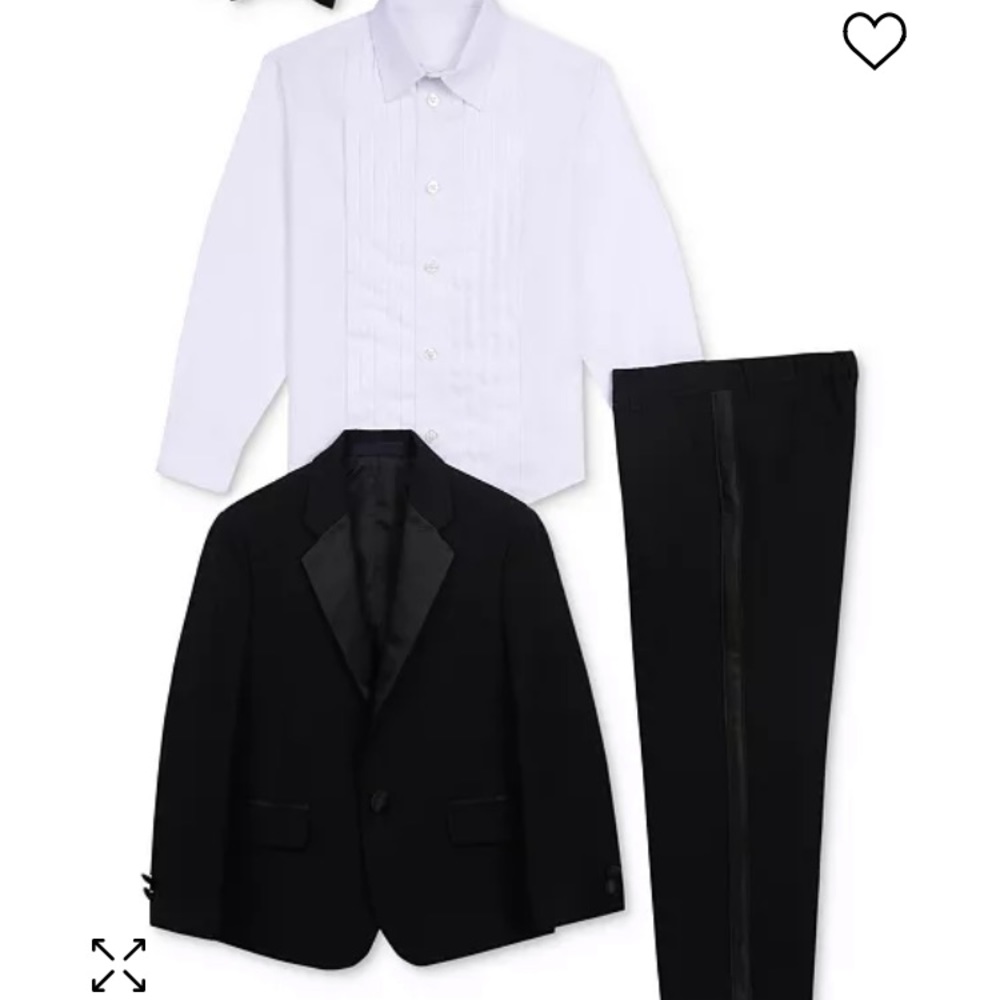 Worn once, mint condition. Dry cleaned, and ready for the next formal event.